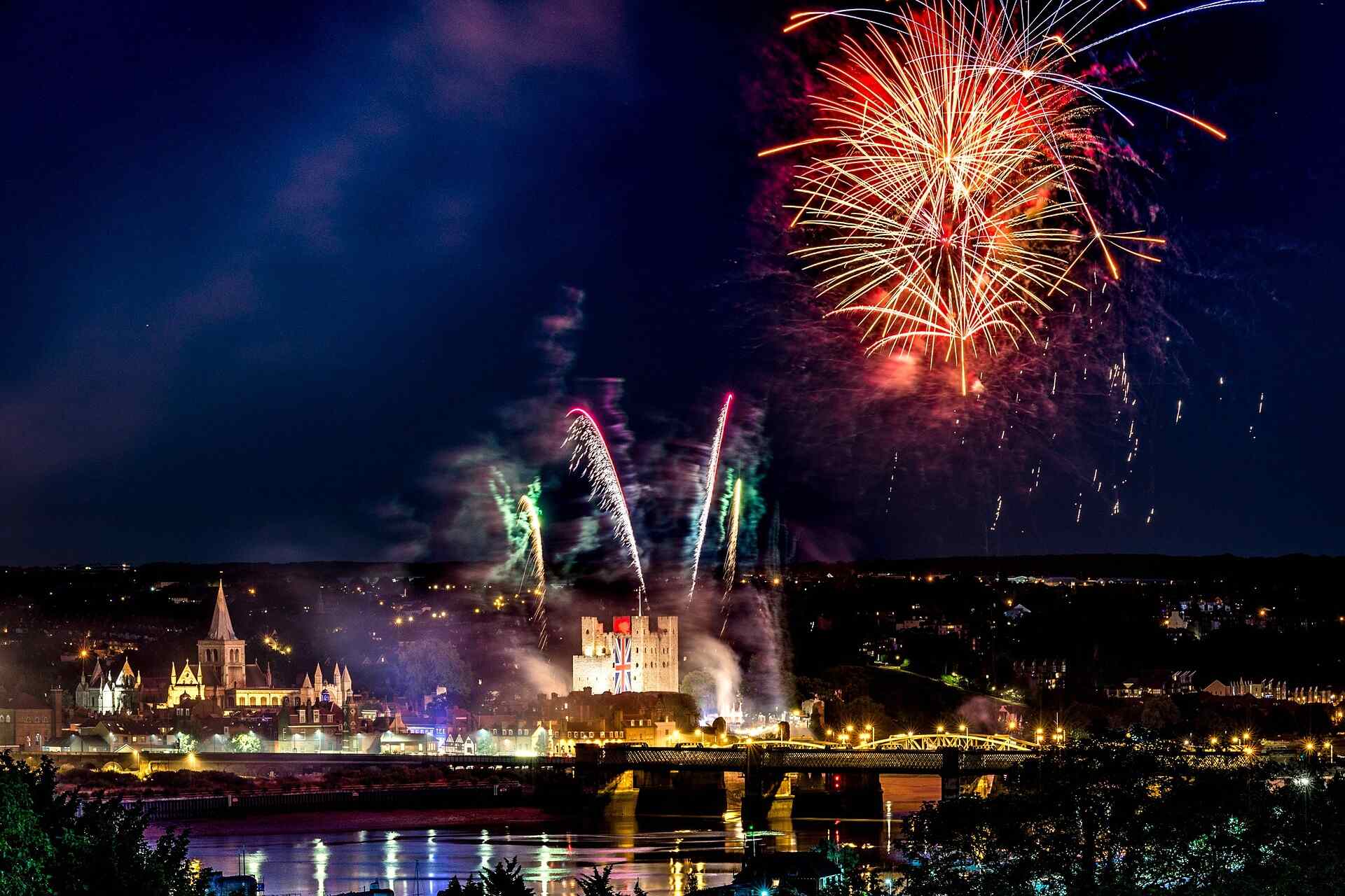 Fireworks in Rochester